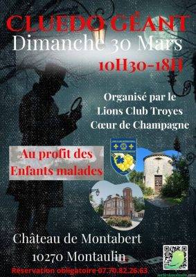 Cluedo Géant Château de Montabert - 0