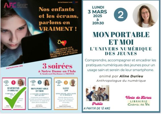 Conférence, nos enfants et les écrans parlons en vraiment! - 0