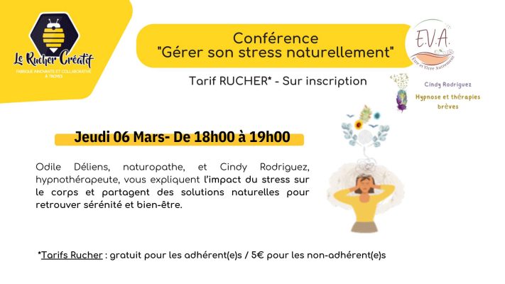 Conférence « Gérer son stress naturellement » - 0