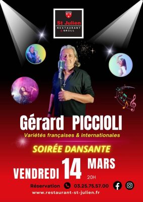 Concert : Gérard PICCIOLI / soirée dansante - 0