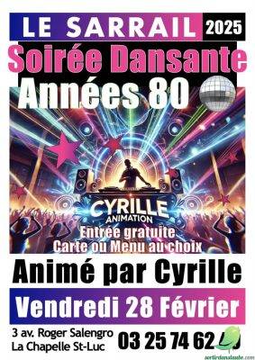 Soirée dansante années 80 - 0