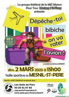 Théâtre: Dépêche-toi bibiche, on va rater l’avion - 0