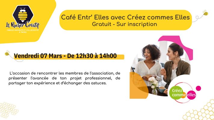 Café Entr&rsquo;Elles avec Créez Comme Elles - 0