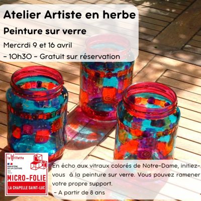 Artistes en herbe: Peinture sur verre - 0
