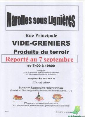 REPORTÉ! Vide grenier: Marolles sous Lignières - 0