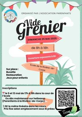 Vide grenier: la Rivière-de-Corps - 0