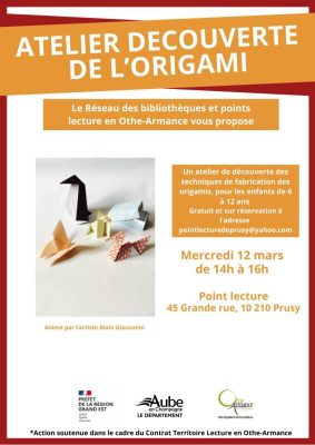 Atelier découverte de l&rsquo;origami - 0