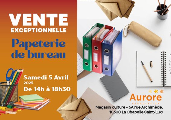 Vente exceptionnelle de papeterie de bureau - 0