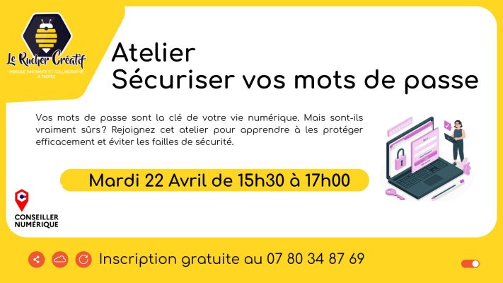 Atelier Sécuriser ses mots de passe - 0