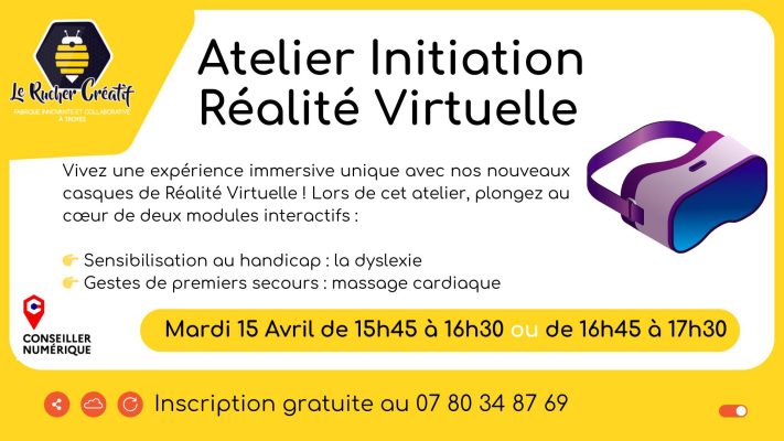 Atelier : Immersion avec la Réalité Virtuelle - 0