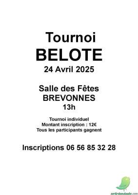 Tournoi de belote - 0