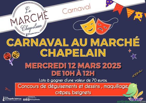Le marché chapelain fête carnaval - 0