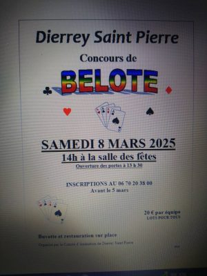 Belote: Dierrey Saint Pierre - 0