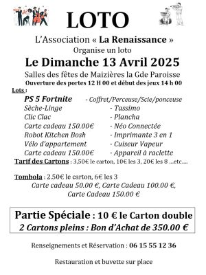 LOTO de La Renaissance - 0