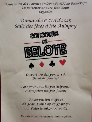 Concours de Belote - 0