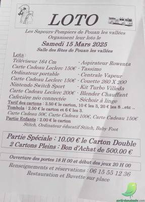Loto: Pouan les Vallées - 0