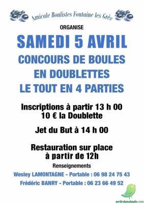 Concours de pétanque - 0