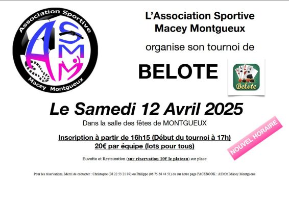 Tournoi de belote - 0