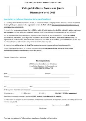 Vide puériculture et bourse aux jouets - 1