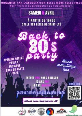 Soirée dansante « Back to 80&rsquo;s » - 0
