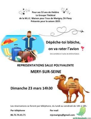 Théâtre: dépêche toi bibiche, on va rater l&rsquo;avion - 0