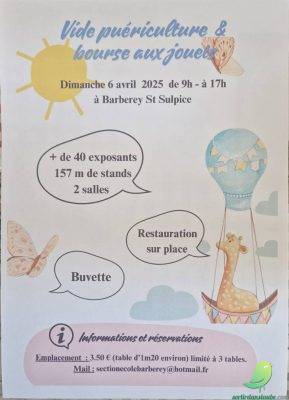 Vide puériculture et bourse aux jouets - 0