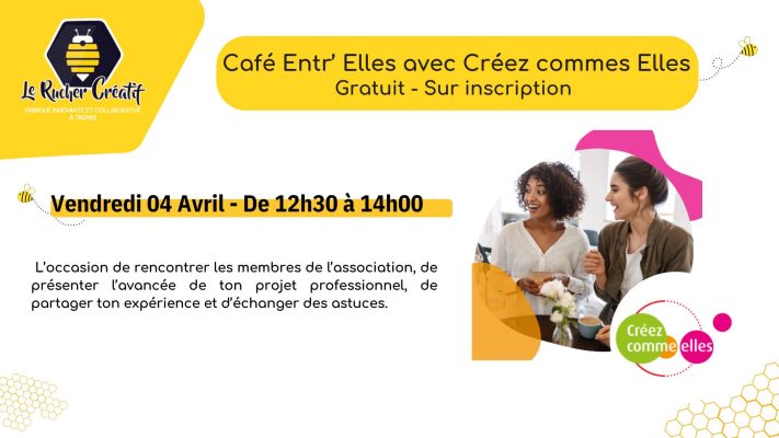 Café Entr&rsquo;Elles avec Créez Comme Elles - 0