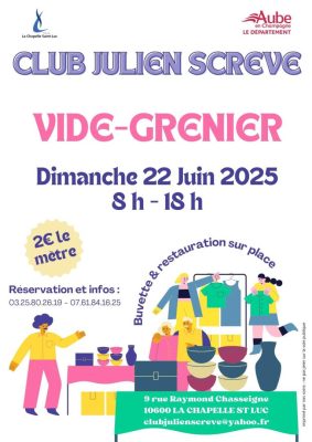 Vide grenier du Club Julien Scrève - 0