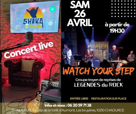 Concert Live des WATCH YOUR STEP au SHAKA PUB - 0