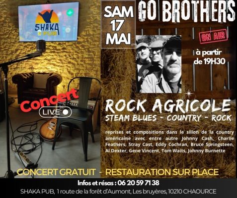 Concert Rock Agricole avec les Go Brothers - 0