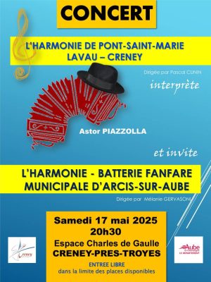 Tango avec l&rsquo;Harmonie Pont Sainte Marie qui interprète Astor Piazzolla - 0