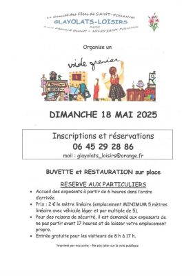 Vide grenier: Saint Pouange - 0