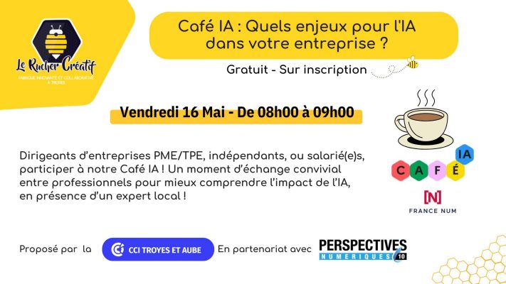 Café IA : Quels enjeux pour l&rsquo;IA dans votre entreprise ? - 0