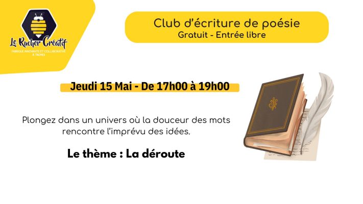 Club d&rsquo;Ecriture de Poésie - 0