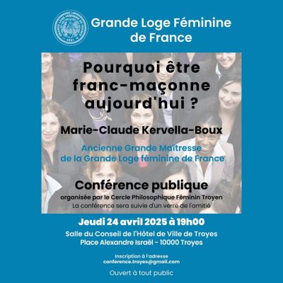 Pourquoi être franc-maçonne aujourd&rsquo;hui ? - 0