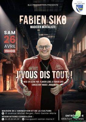 « J’vous dis tout » : Le nouveau spectacle de magie de Fabien Siko - 0