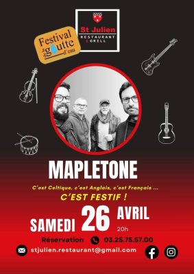 Soirée concert : MAPLETONE - 0
