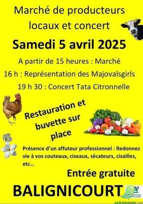 Marché de producteurs locaux et concert - 0