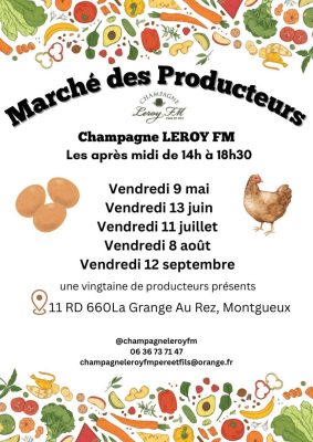 Marché des producteurs Champagne Leroy Fm - 0