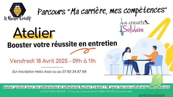Atelier “Booster votre réussite en entretien » - 0