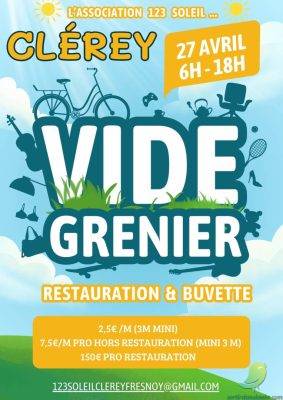 Vide grenier: Clérey - 0