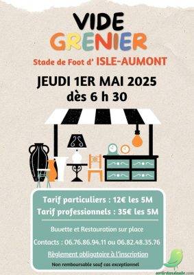 Vide grenier: Isle Aumont - 0