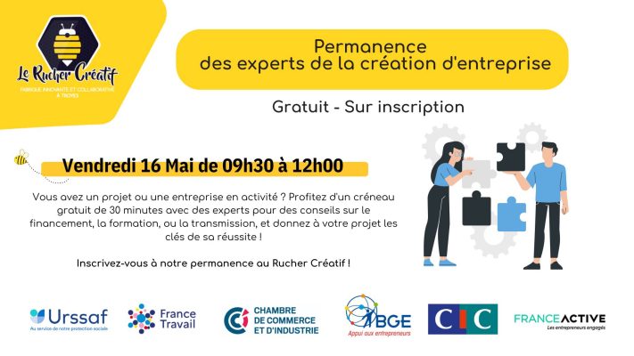 Permanence des experts de la création d&rsquo;entreprise - 0