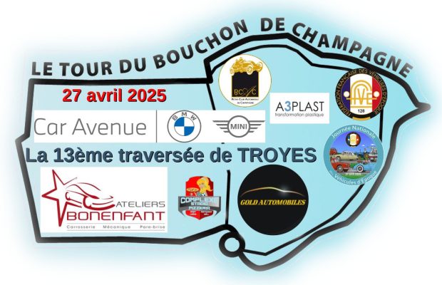 Tour du Bouchon de Troyes en voitures anciennes - 0