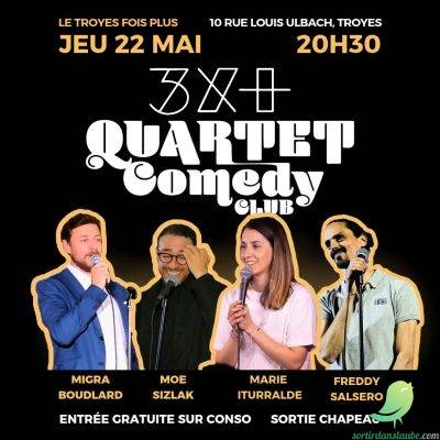 Quartet Comedy Club au Troyes Fois Plus - 0
