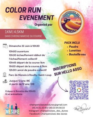 ANNULÉ! COLOR RUN: ROUILLY-SAINT-LOUP - 0