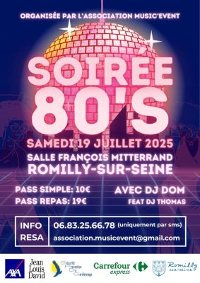 Soirée 80&rsquo;s - 0