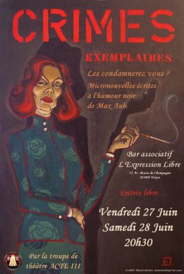 Crimes Exemplaires – Théâtre - 0