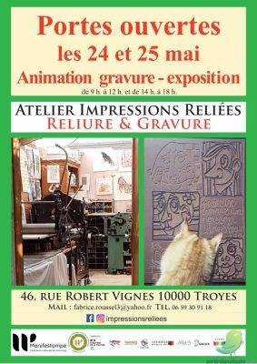 Porte ouverte: atelier impressions reliées - 0