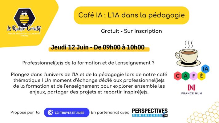 Café IA : l&rsquo;IA quelle place dans la pédagogie ? - 0